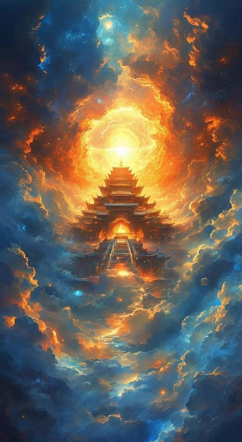 天庭宫阙色彩与场景